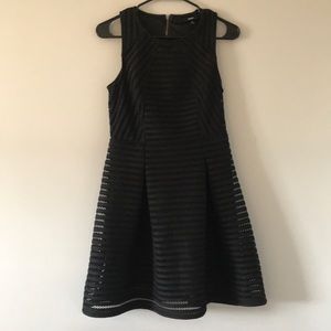 Textured Black Dress